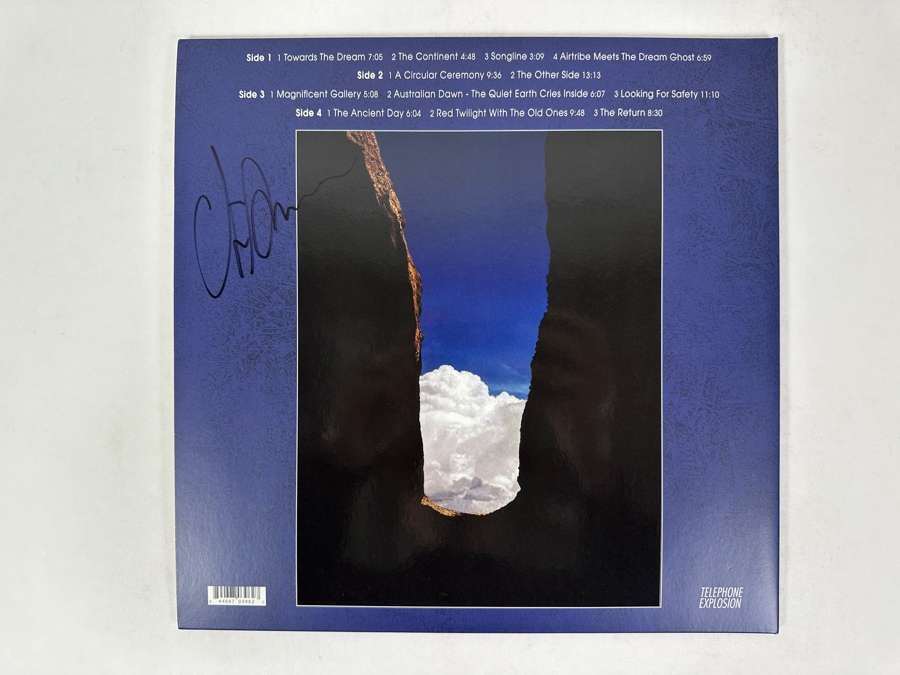 SIGNED Steve Roach - Dreamtime Return, Fortuna Records 1988 Vinyl Record SIGNED BY ARTIST ON BACK OF ALBUM COVER [Photo 4]