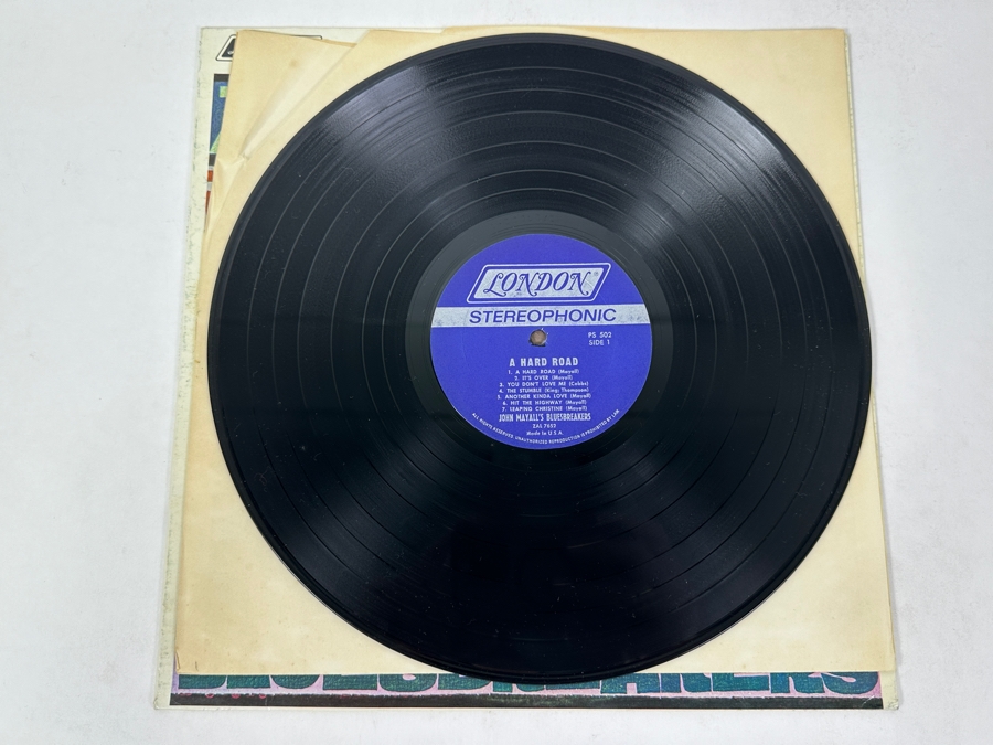 John Mayall And The Bluesbreakers - A Hard Road London PS 502 1967 Vinyl Record [Photo 3]