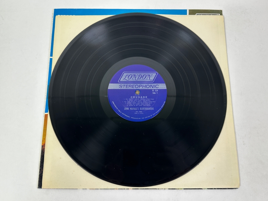 John Mayall's Blues Breakers - Crusade London PS 529 1967 Vinyl Record [Photo 3]