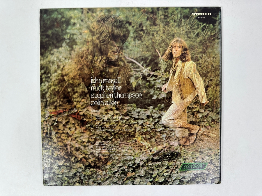 John Mayall - Blues From Laurel Canyon, A Classic 1968 Blues Rock Album From London Records, Catalog PS 545 Vinyl Record [Photo 3]