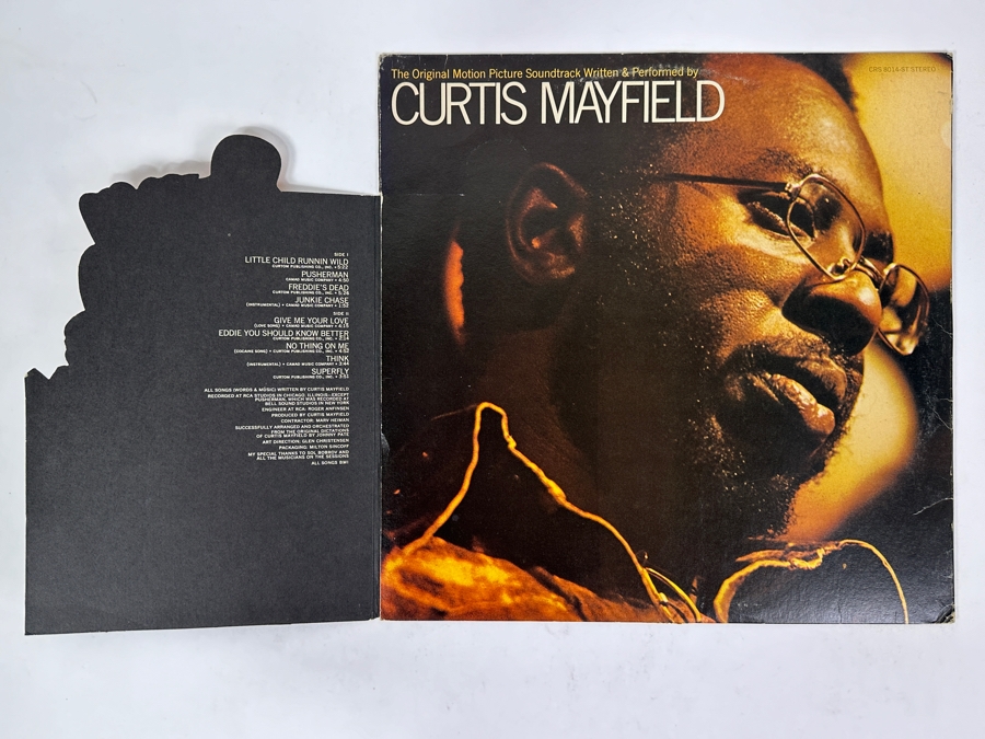 Curtis Mayfield - Super Fly Original Motion Picture Soundtrack, Curtom Records CRS 8014-ST Stereo 1972 Vinyl Record [Photo 3]