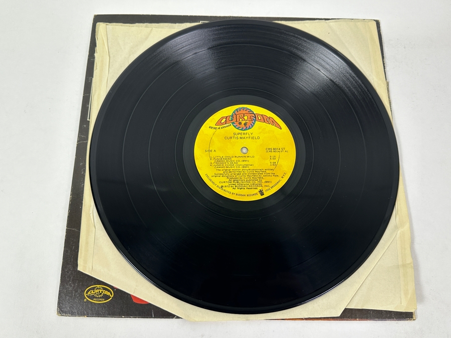 Curtis Mayfield - Super Fly Original Motion Picture Soundtrack, Curtom Records CRS 8014-ST Stereo 1972 Vinyl Record [Photo 5]