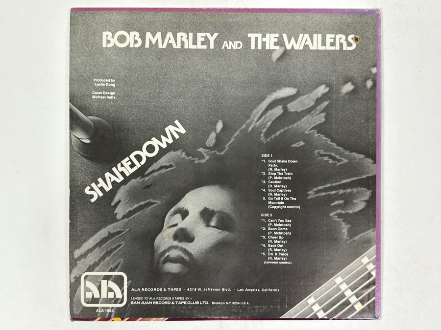 Bob Marley And The Wailers - Shakedown, ALA Records ALA 1982 Vinyl Record [Photo 2]