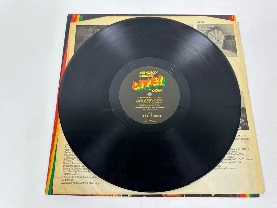 Bob Marley And The Wailers - Live! Island Records ILPS 9376 1975. A Legendary Reggae Concert Recorded At The Lyceum London. Vinyl Record [Photo 3]