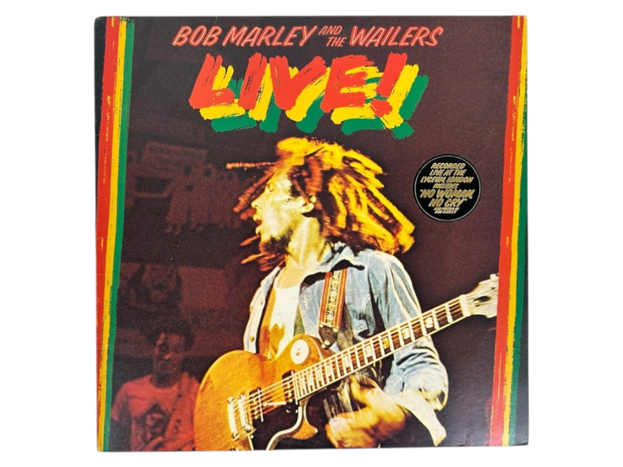 Bob Marley And The Wailers - Live! Island Records ILPS 9376 1975. A Legendary Reggae Concert Recorded At The Lyceum London. Vinyl Record
