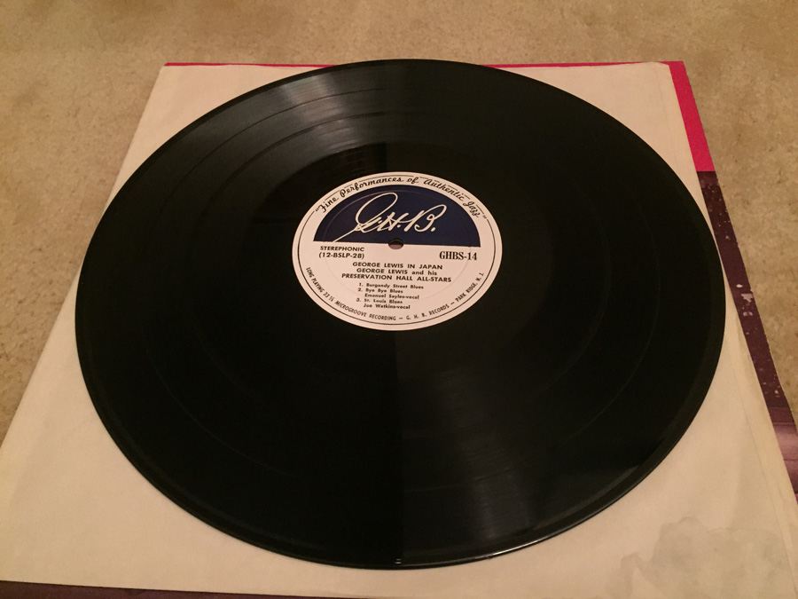 George Lewis And His Preservation Hall All-Star ‎- George Lewis In Japan - G.H.B. Records ‎- GHBS-14 [Photo 5]