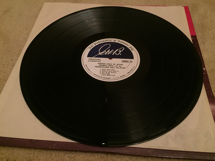 George Lewis And His Preservation Hall All-Star ‎- George Lewis In Japan - G.H.B. Records ‎- GHBS-14 [Photo 3]