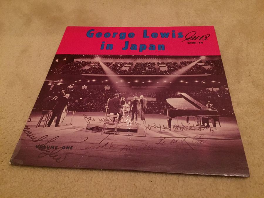 George Lewis And His Preservation Hall All-Star ‎- George Lewis In Japan - G.H.B. Records ‎- GHBS-14 [Photo 1]