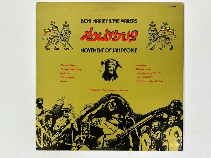 Bob Marley & The Wailers - Exodus, Island Records, ILPS 9498, Released In 1977, This Classic Vinyl Record [Photo 2]