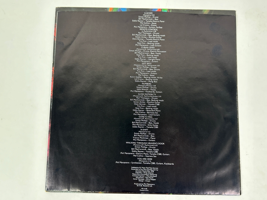 Manzanera - K-Scope Polydor PD-1-6178 1978 Vinyl Record [Photo 4]