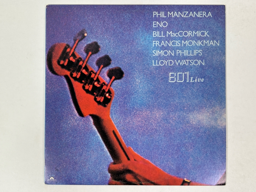 801 - 801 Live. Featuring Phil Manzanera, Eno, Bill MacCormick, Francis Monkman, Simon Phillips, Lloyd Watson. Polydor, PD-1-6148, 1976 Vinyl Record [Photo 2]