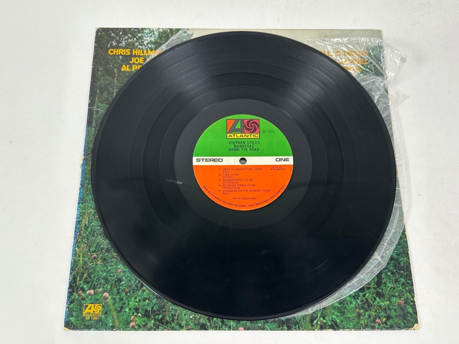 Stephen Stills Manassas - Down The Road Atlantic SD 7250 1973 Vinyl Record [Photo 4]
