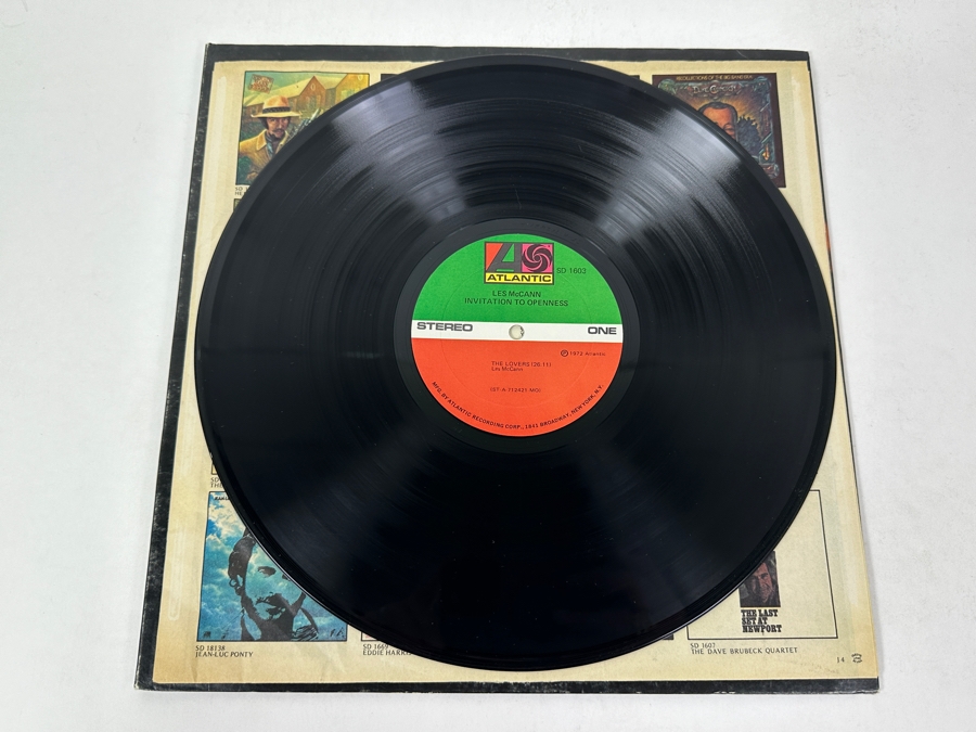 Les McCann - Invitation To Openness, Atlantic SD 1603, 1972 Vinyl Record [Photo 4]