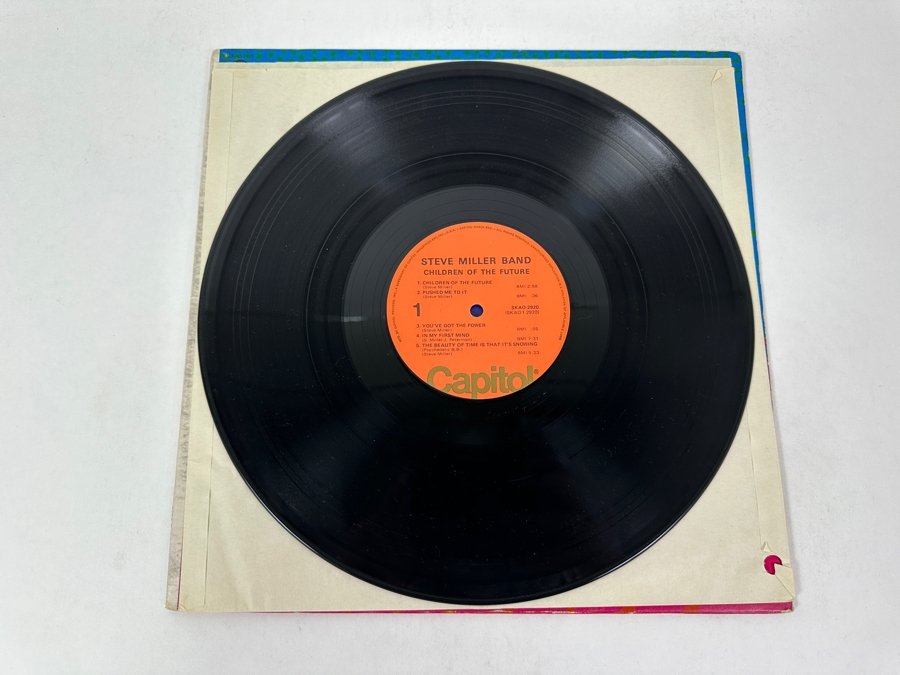 Steve Miller Band - Children Of The Future. Capitol Re-Issue, Catalog Number SM-2920, Originally From 1968 Vinyl Record [Photo 5]