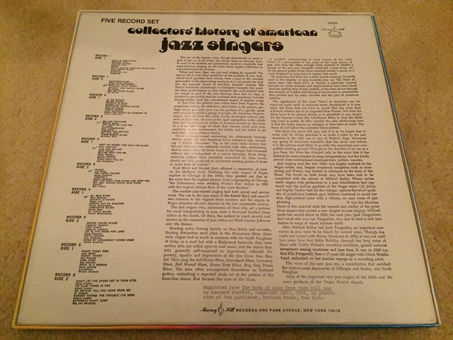 Collectors' History Of American Jazz Singers - Murray Hill Records ‎- M52391 [Photo 3]