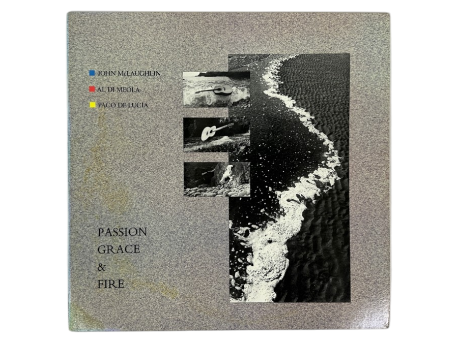John McLaughlin, Al Di Meola, Paco De Lucia - Passion, Grace & Fire Columbia FC 38645 1983 Vinyl Record