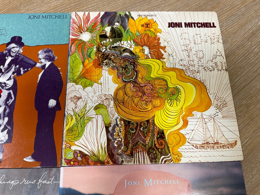 (6) Joni Mitchell Vinyl Records [Photo 5]