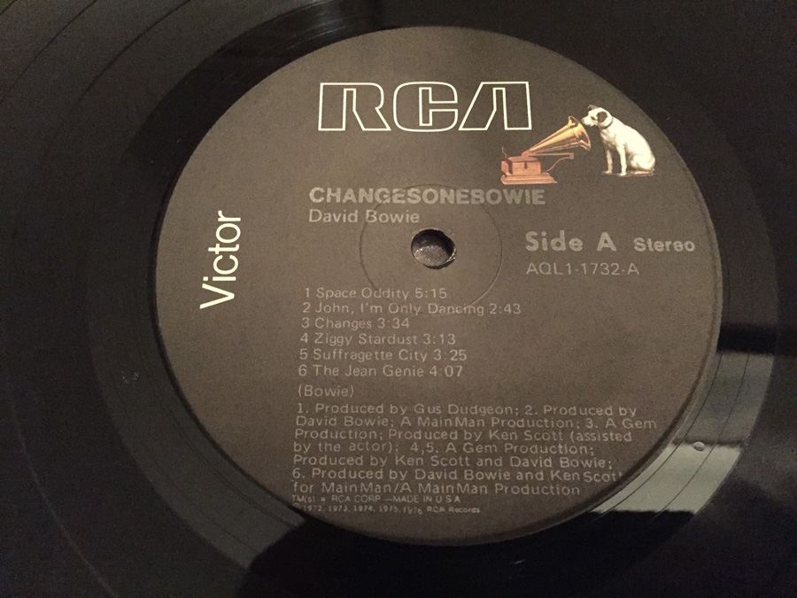 David Bowie ‎- ChangesOneBowie - RCA Victor ‎- AQL1-1732 [Photo 4]