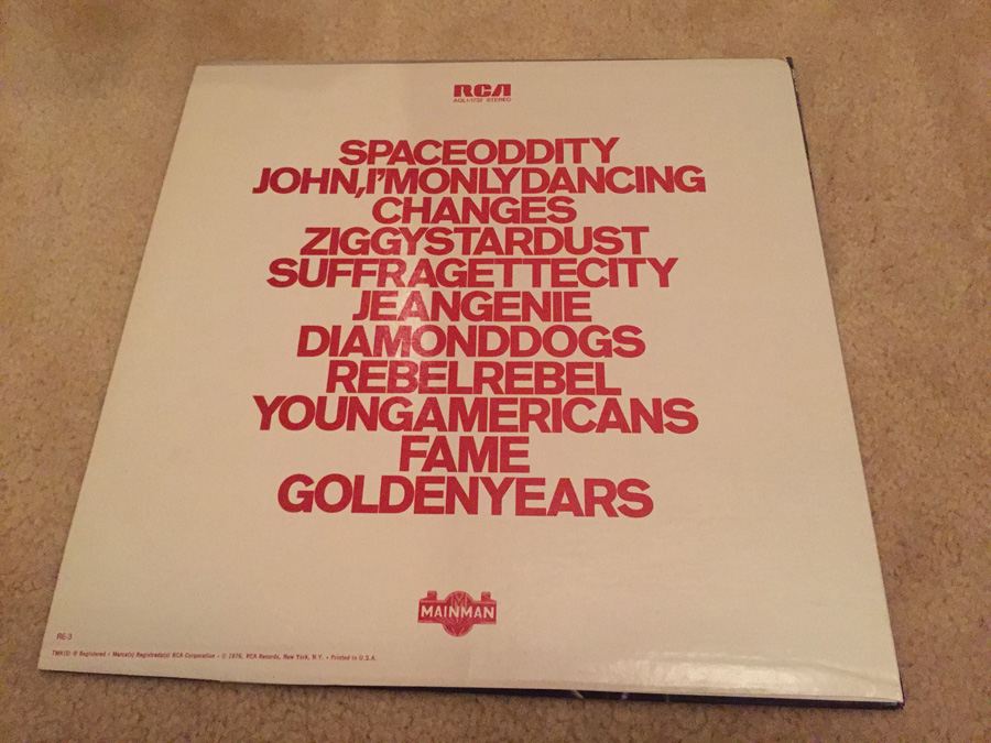 David Bowie ‎- ChangesOneBowie - RCA Victor ‎- AQL1-1732 [Photo 2]