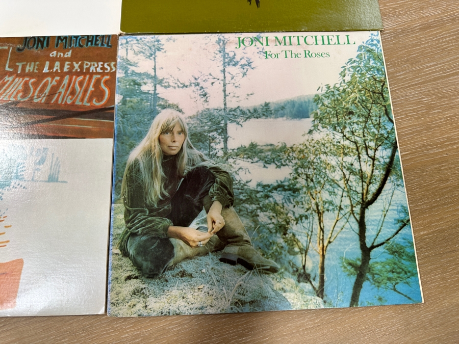 (6) Joni Mitchell Vinyl Records [Photo 4]