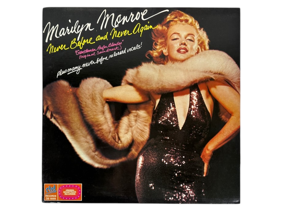 Marilyn Monroe - Never Before And Never Again, Stet Records DS 15005, 1978 Vinyl Record