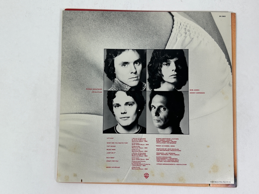 Montrose - Jump On It. Warner Bros. Records BS 2963 1976 Vinyl Record [Photo 4]