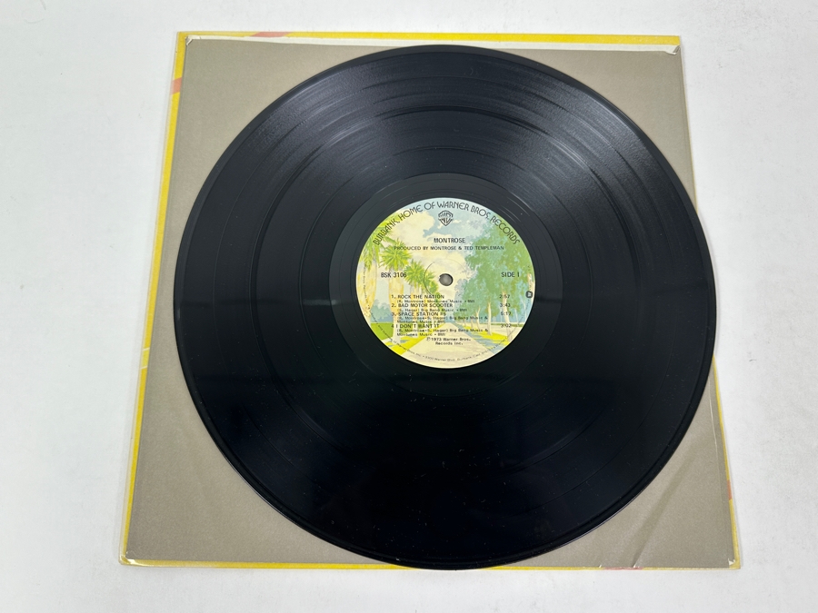 Montrose - Montrose, Warner Bros. Records, BSK 3106, 1973 Hard Rock Debut Album Vinyl Record [Photo 3]