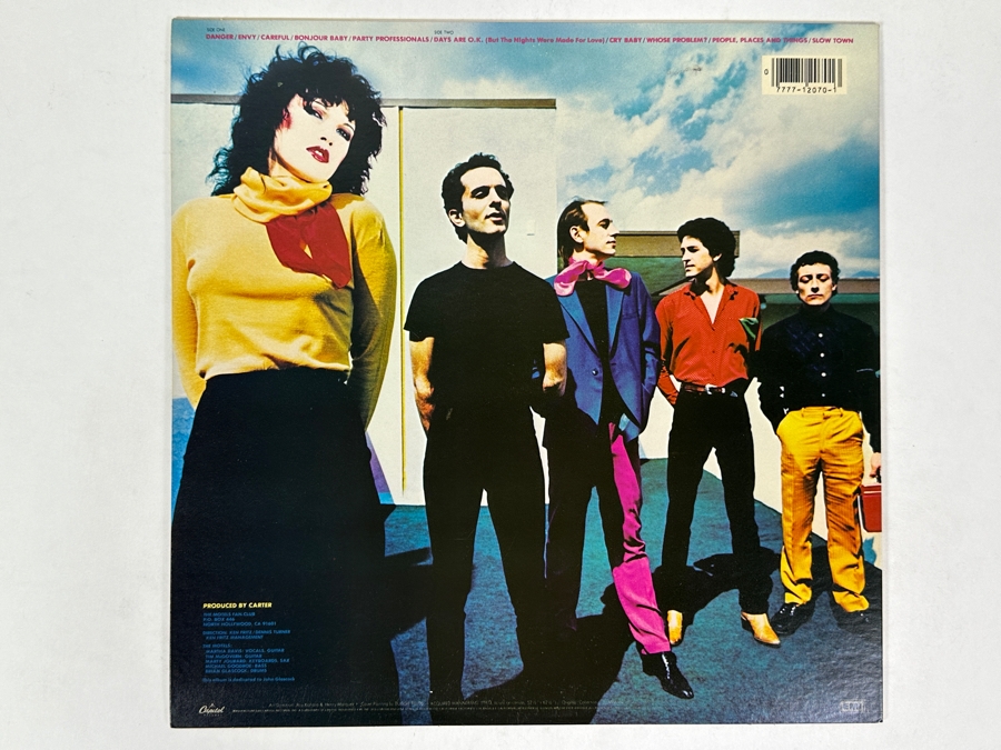 Motels - Careful. Capitol Records, ST-12070 1980 Vinyl Record [Photo 3]