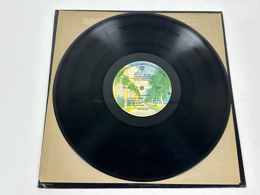Van Morrison - Astral Weeks, Warner Bros. Records WS 1768 1968 Vinyl Record [Photo 3]