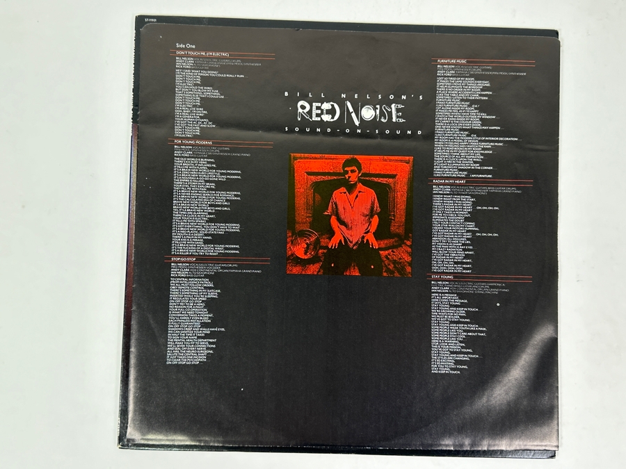 Bill Nelson's Red Noise - Sound-On-Sound. Harvest, ST-11931, 1979 Vinyl Record [Photo 4]