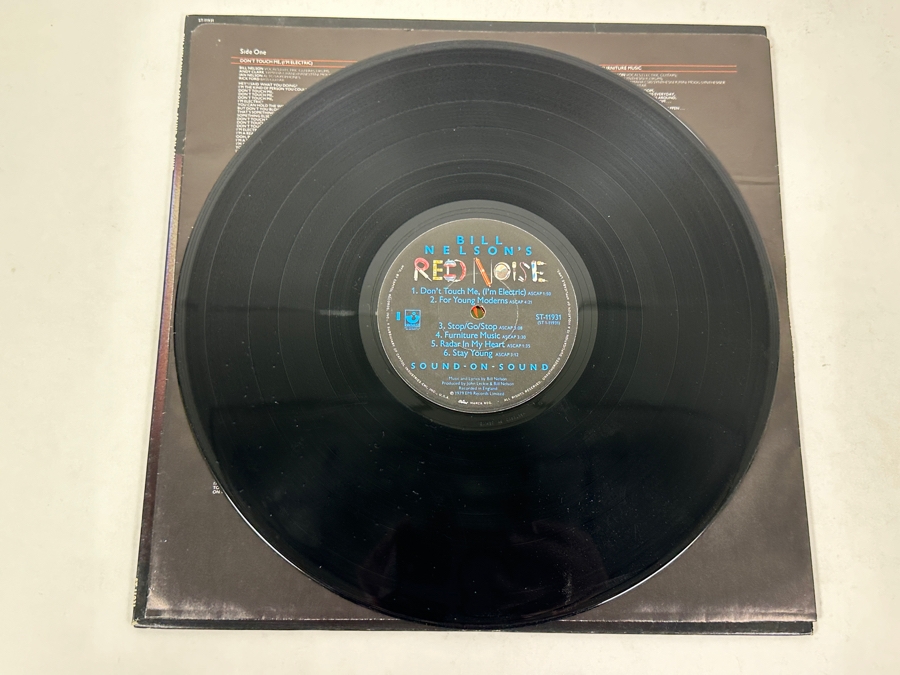 Bill Nelson's Red Noise - Sound-On-Sound. Harvest, ST-11931, 1979 Vinyl Record [Photo 3]