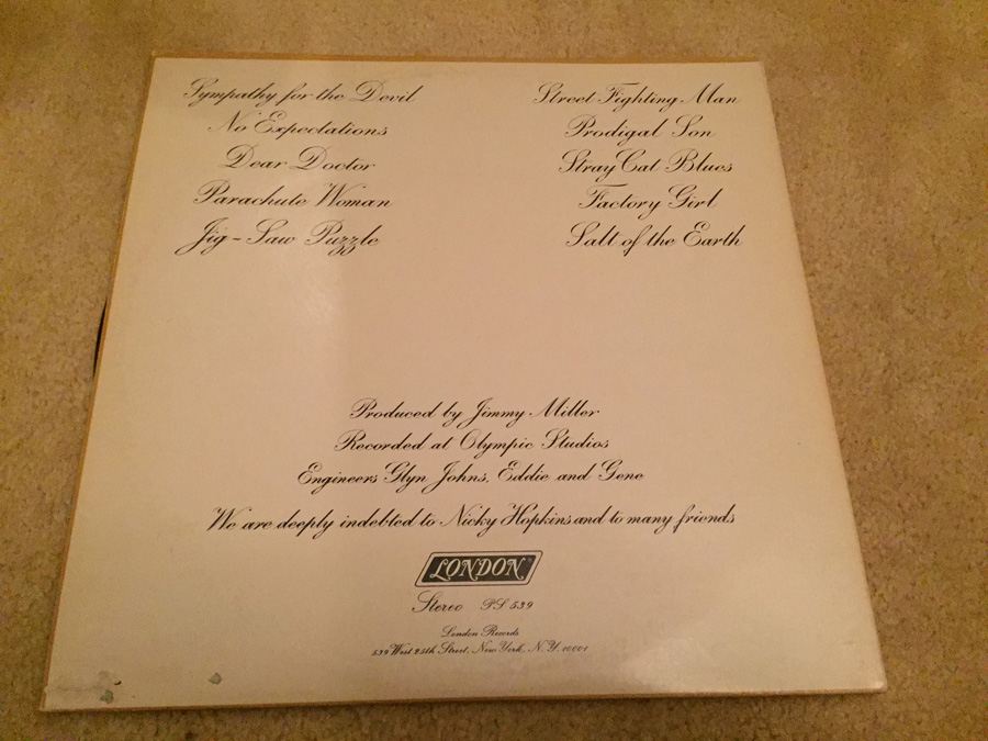 Rolling Stones, The ‎- Beggars Banquet - London Records ‎- PS 539 [Photo 2]