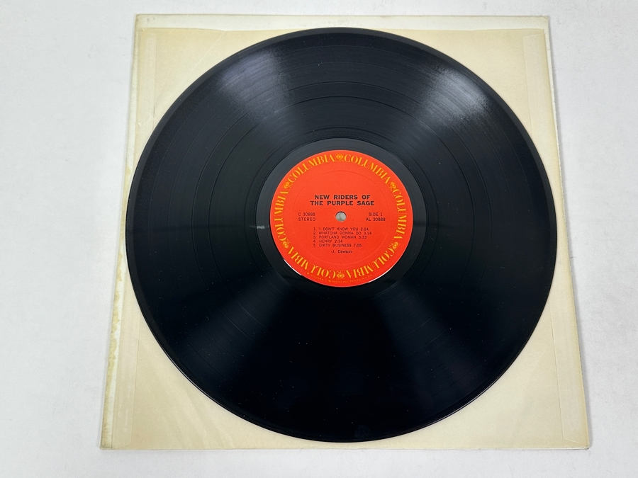 New Riders Of The Purple Sage - New Riders Of The Purple Sage, Their Debut Album. Columbia C 30888 1971 Vinyl Record [Photo 3]