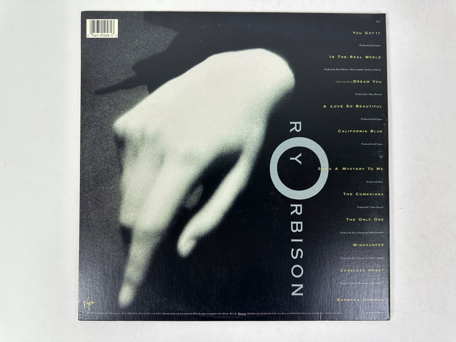 Roy Orbison - Mystery Girl, Virgin Records Vinyl Record [Photo 3]