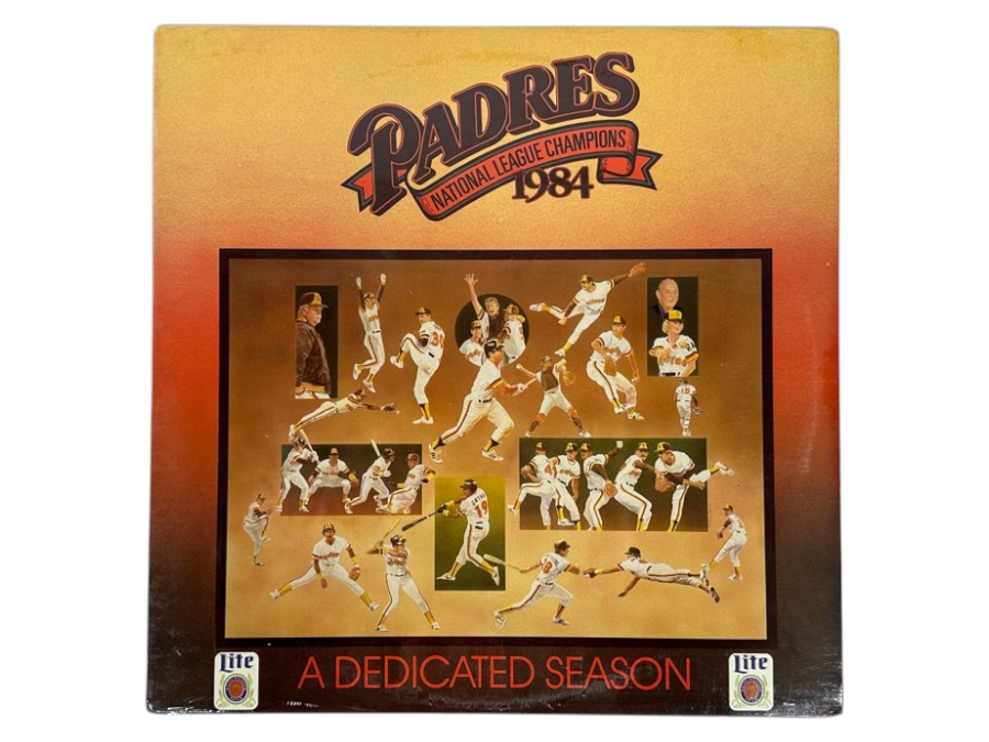 Factory Sealed Padres - A Dedicated Season, Released By Miller Brewing Company 1984 Commemorative Vinyl Record