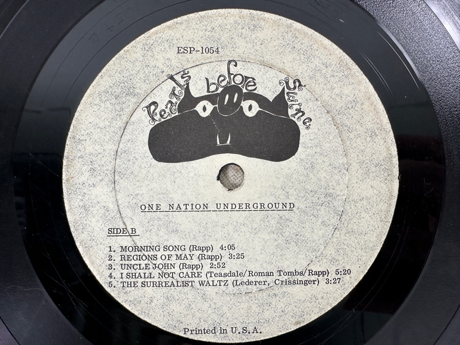 Pearls Before Swine - One Nation Underground ESP-Disk' ESP-1054 1967 Vinyl Record [Photo 7]