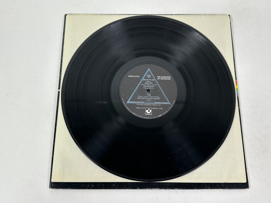 Pink Floyd - The Dark Side Of The Moon. Harvest Records, SMAS-11163, 1973. Original Vinyl Record [Photo 4]