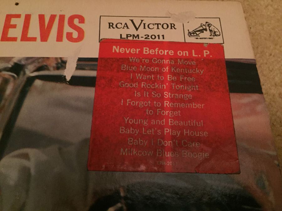 Elvis Presley ‎- A Date With Elvis - RCA Victor ‎- LPM-2011 [Photo 2]