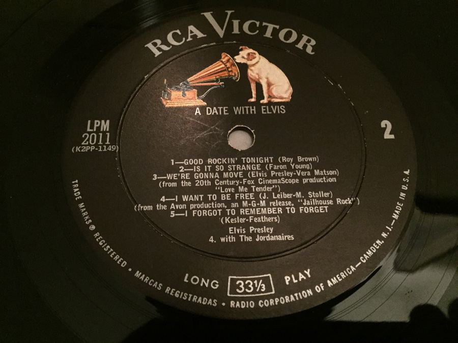 Elvis Presley ‎- A Date With Elvis - RCA Victor ‎- LPM-2011 [Photo 9]