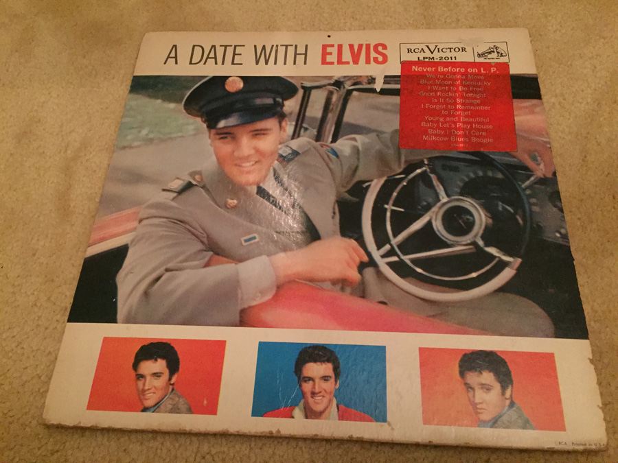 Elvis Presley ‎- A Date With Elvis - RCA Victor ‎- LPM-2011 [Photo 1]