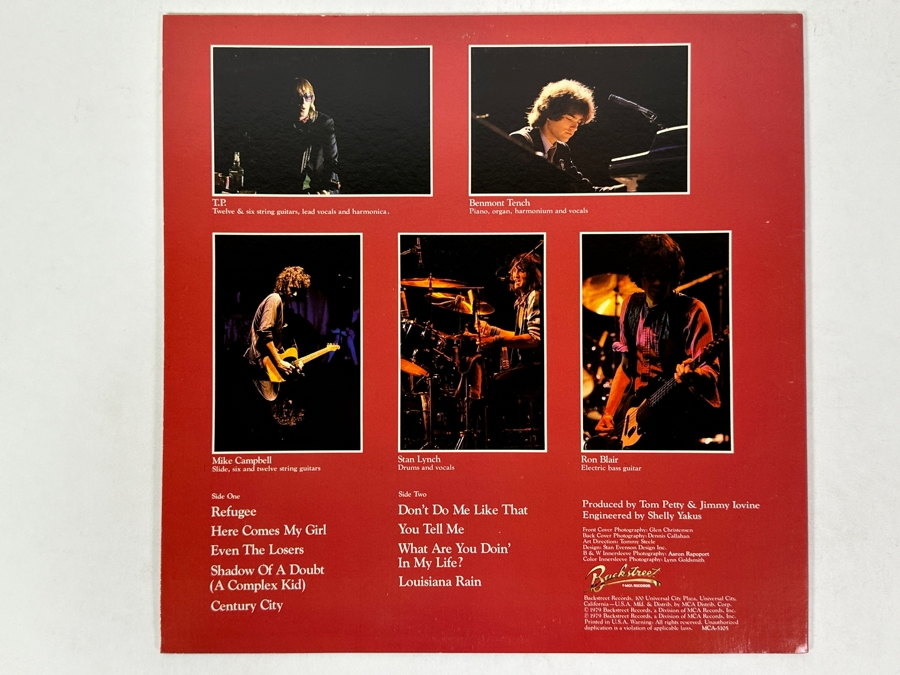 Tom Petty And The Heartbreakers - Damn The Torpedoes MCA MCA-5105 1979 Vinyl Record [Photo 2]