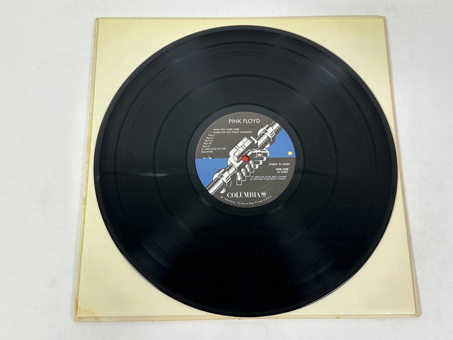 Pink Floyd - Wish You Were Here Columbia Records PC 33453 1975 Vinyl Record [Photo 3]