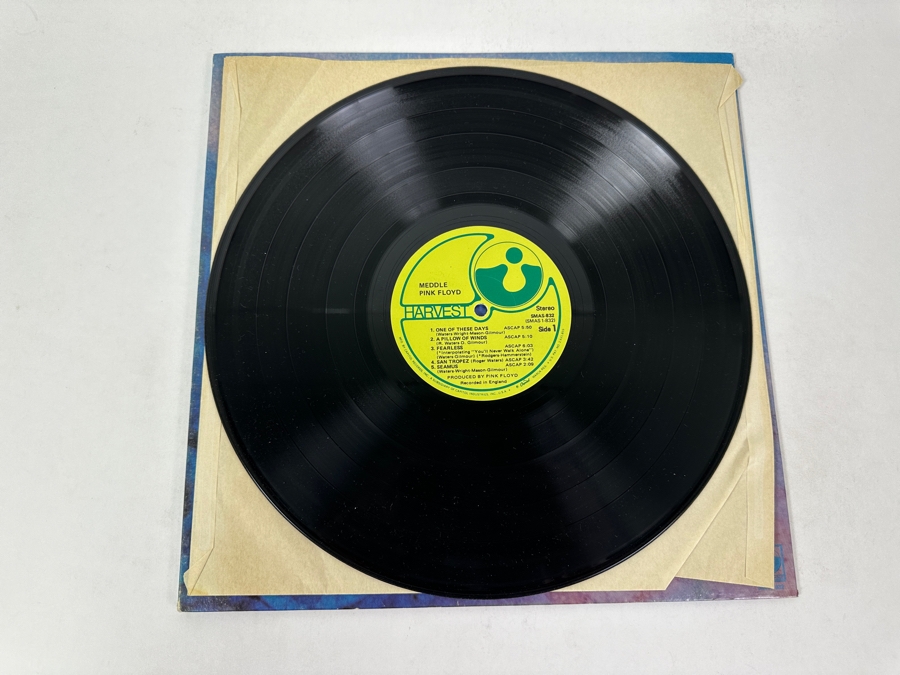 Pink Floyd - Meddle Harvest SMAS-832, 1971 Vinyl Record [Photo 4]