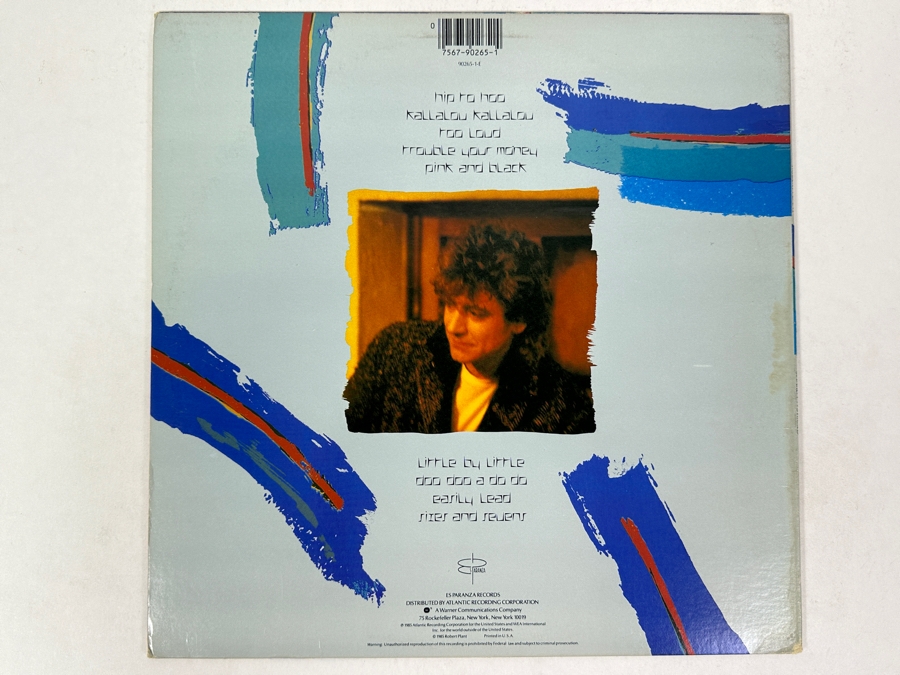 Robert Plant - Shaken 'N' Stirred, Es Paranza 90265-1, 1985 Vinyl Record [Photo 2]