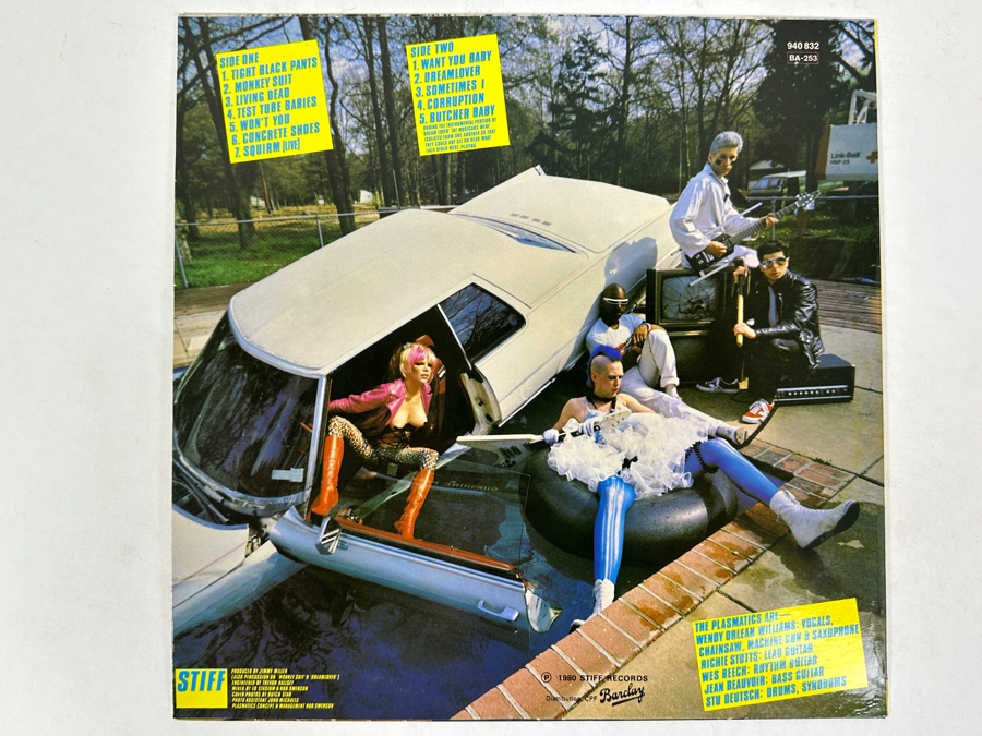 Plasmatics - New Hope For The Wretched Stiff Records, 940 832, 1980. Vinyl Record [Photo 2]
