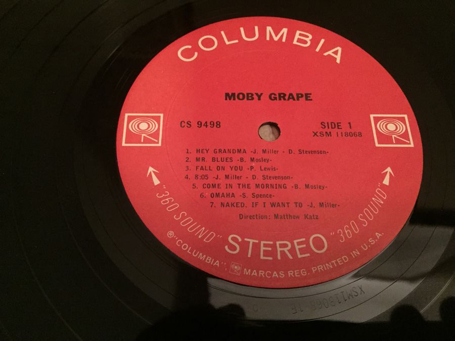 Moby Grape ‎- Moby Grape - Columbia ‎- CS 9498 - The Finger Album [Photo 4]