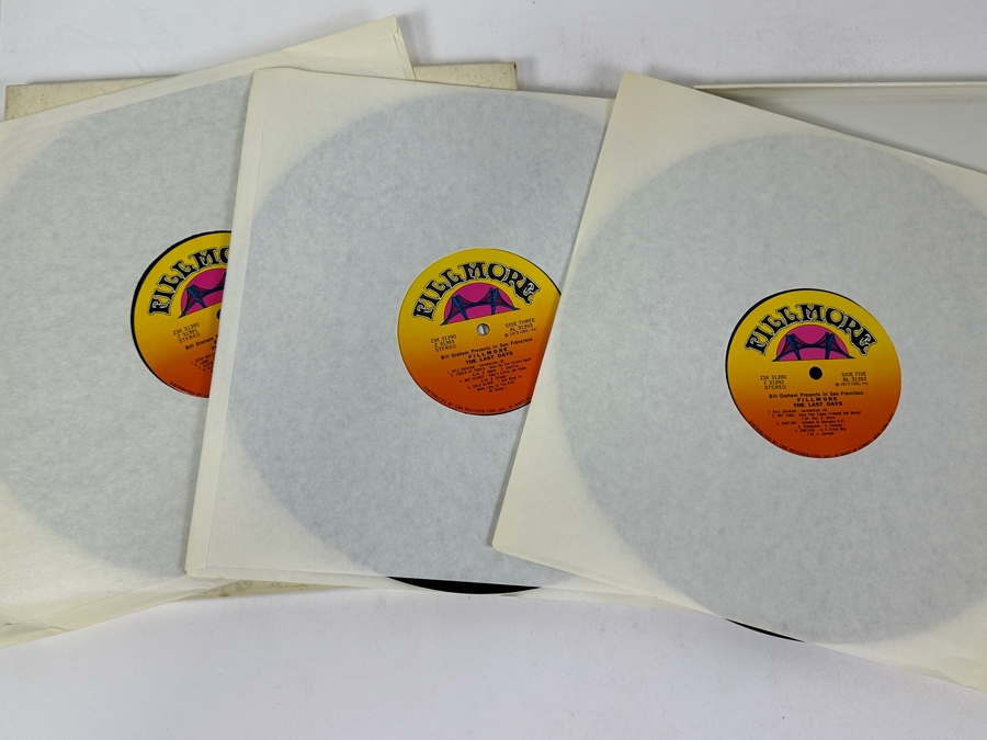 Various Artist Including Grateful Dead - Fillmore - The Last Days - Fillmore Records Z3X 31390 1972 3 x Vinyl Record Box Set [Photo 3]