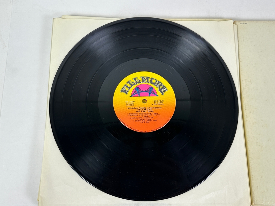 Various Artist Including Grateful Dead - Fillmore - The Last Days - Fillmore Records Z3X 31390 1972 3 x Vinyl Record Box Set [Photo 4]
