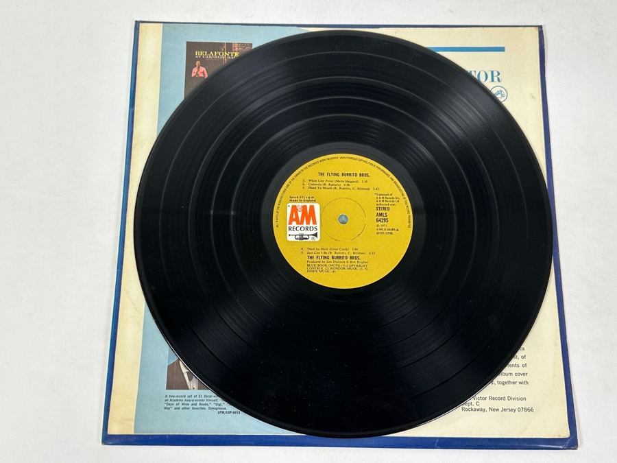 The Flying Burrito Bros - Burrito Deluxe A&M Records AMLS 64295 1970 Vinyl Record [Photo 3]