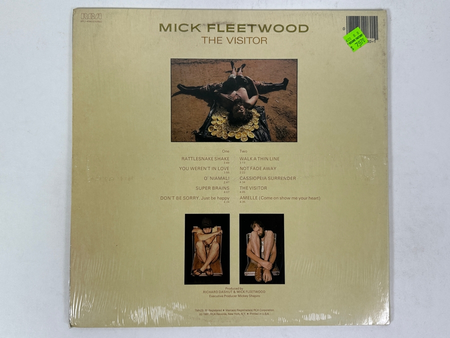 Mick Fleetwood - The Visitor RCA AFL1-4080 1981 Vinyl Record [Photo 2]